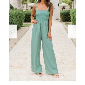 Sage jumpsuit